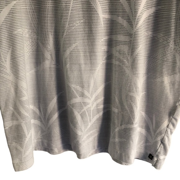 Nat Nast Short Sleeve Polo Shirt Gray White Large - Picture 4 of 6